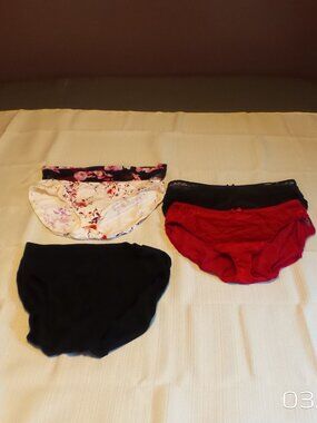 AMBRIELLE Lot of 6 Women's High Cut Briefs Size Large Like NEW Never Worn